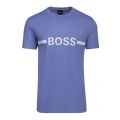 Mens Sky Blue Beach Chest Logo Slim Fit S/s T Shirt 88387 by BOSS from Hurleys