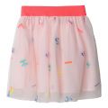 Girls Rose Embroidered Letters Net Skirt 85139 by Billieblush from Hurleys