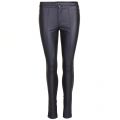 Womens Black Nell PU Panel Leggings 62908 by Forever Unique from Hurleys