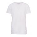 Womens White Rose Print S/s T Shirt 84694 by Emporio Armani from Hurleys