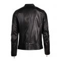 Mens Black V Racer 2.0 Leather Jacket 78662 by Belstaff from Hurleys