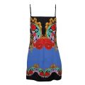 Womens Black/Gold Sunflower Panel Cami Dress 103294 by Versace Jeans Couture from Hurleys