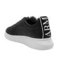 Mens Black Icon Trainers 84255 by Emporio Armani from Hurleys