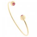 Womens Gold & Indian Pink Adellia Cuff Bracelet 66741 by Ted Baker from Hurleys