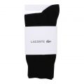 Mens Black Branded Smart Socks 103214 by Lacoste from Hurleys