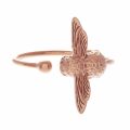 Womens Rose Gold 3D Bee Ring 34249 by Olivia Burton from Hurleys