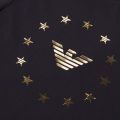 Mens Black Gold Eagle S/s T Shirt 45667 by Emporio Armani from Hurleys