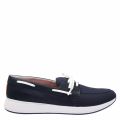 Mens Navy Breeze Wave Boat Shoes 40934 by Swims from Hurleys