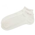 Mens White 2 Pack Trainer Socks 18745 by BOSS from Hurleys