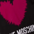 Womens Black Splash Heart S/s Dress 85876 by Love Moschino from Hurleys