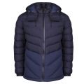 Casual Mens Navy Obrook Padded Coat 28616 by BOSS from Hurleys