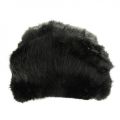 Womens Black Karah Faux Fur Hat