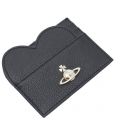 Womens Black Balmoral Heart Card Wallet 21008 by Vivienne Westwood from Hurleys