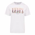 Mens White Relaxed Serif Photo S/s T Shirt 76717 by Levi's from Hurleys