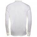 Mens White Classic L/s Polo Shirt 60504 by Lacoste from Hurleys
