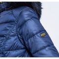 Womens Navy Dunnet Quilted Coat 12420 by Barbour International from Hurleys