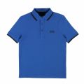 Boys Royal Blue Tipped S/s Polo Shirt 28384 by BOSS from Hurleys