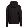 Mens Black Branded Hooded Zip Through Sweat Top 76950 by Lacoste from Hurleys