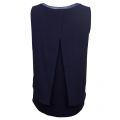 Womens Dark Blue Topia Trim Top 9436 by BOSS from Hurleys