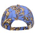 Mens Blue Gold Baroque Garland Print Cap 105782 by Versace Jeans Couture from Hurleys
