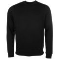 Mens Black Small Logo Crew Sweat Top 61305 by Armani Jeans from Hurleys