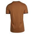 Mens Caramel Twin Tipped S/s T Shirt 38162 by Fred Perry from Hurleys