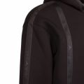 Mens Black Logo Tape Hooded Sweat Top 79610 by Emporio Armani from Hurleys