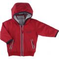 Baby Red Branded Hooded Jacket 18890 by BOSS from Hurleys