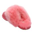 Womens Pink Rose Scuff Sis Slippers