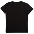Boys Black Train 7 Lines S/s T Shirt 57354 by EA7 from Hurleys