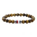 Mens Brown Beaded Bracelet 44238 by Tommy Hilfiger from Hurleys