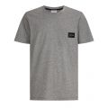 Mens Mid Grey Heather Pocket S/s T Shirt 49889 by Calvin Klein from Hurleys