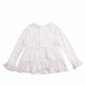 Girls Cream Smock Blouse 74844 by Mayoral from Hurleys