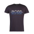 Athleisure Mens Black Tee 2 Logo S/s T Shirt 26633 by BOSS from Hurleys