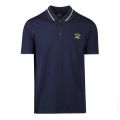 Mens Navy Neon Trim S/s Polo Shirt 105849 by Paul And Shark from Hurleys