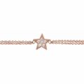 Womens Rose Gold Celestial Star Chain Bracelet 34251 by Olivia Burton from Hurleys