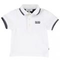 Baby White Tipped S/s Polo Shirt 37466 by BOSS from Hurleys