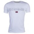 Mens White Sapriol S/s T Shirt 8281 by Napapijri from Hurleys