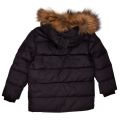 Kids Black Authentic Fur Hooded Jacket (8yr+) 13855 by Pyrenex from Hurleys