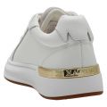 Womens White GRFTR Leather Trainers 50072 by Mallet from Hurleys