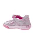Girls Pink Shining Bow Dolly Shoes (24-33EUR) 25573 by Lelli Kelly from Hurleys