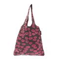 Womens Hot Pink Silicone Lip Foldaway Shopper Bag 27791 by Lulu Guinness from Hurleys