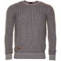 Mens Patterned Waffle Crew Knitted Jumper 73029 by Armani Jeans from Hurleys