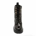 Womens Black Branded Heel Boots 75830 by Versace Jeans Couture from Hurleys