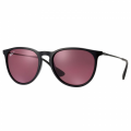 Black & Purple Polarized RB4171 Erika Sunglasses 49486 by Ray-Ban from Hurleys