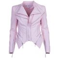 Womens Pale Pink Pulp PU Jacket 72314 by Forever Unique from Hurleys