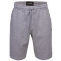 Mens Mid Grey Marl Branded Sweat Shorts 24239 by Lyle & Scott from Hurleys