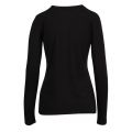 Womens Black Metallic Hearts Slim Fit L/s T Shirt 47894 by Love Moschino from Hurleys