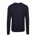 Mens Navy Mailais Crew Neck Knitted Jumper 43953 by Ted Baker from Hurleys
