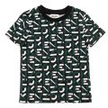 Boys Black Mono Print S/s T Shirt 94101 by Kenzo from Hurleys